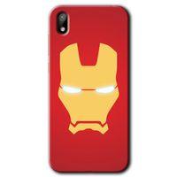 Potkal Hediye Fabrikası Huawei Y5 2019 Kılıf HD Desen Baskılı Arka Kapak - İronMan