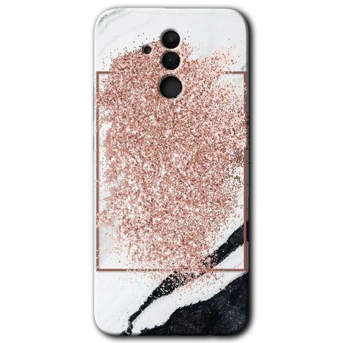 Huawei Mate 20 Lite Kılıf Baskılı Kapak - Kara-Kedi + 5D Tam Kaplayan Cam