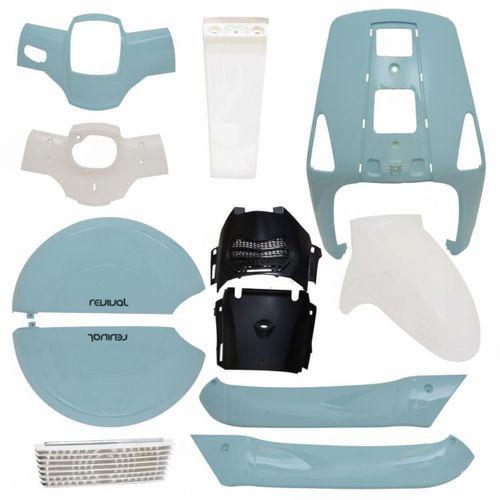 MONDİAL Mondial Revival 50 Kaporta Seti Turkuaz 14 Parça