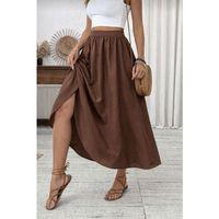 Kadın Beli Lastikli Paraşüt Kumaş Etek