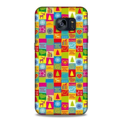 Yılbaşı Süsleri 10 Samsung Galaxy S7 Edge Kılıf Silikon Kapak