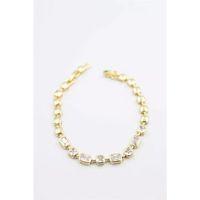 Taşlı Vip Bileklik - Altın