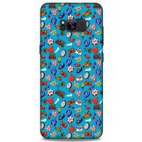 Retro (21) Desen Koruyucu Kapak Renkli Samsung Galaxy S8 Plus Kılıf