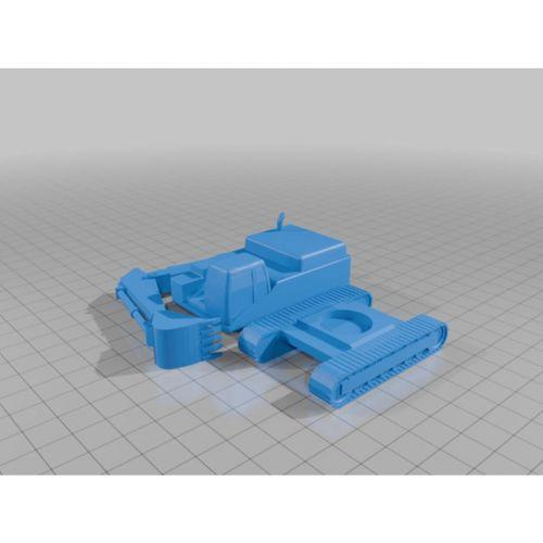 HO Ekskavatör Kapalı Kabin 3D Baskı (Bu ürün Sadece Plastik parçadır - Almadan Önce Soru Sorabilirsiniz)
