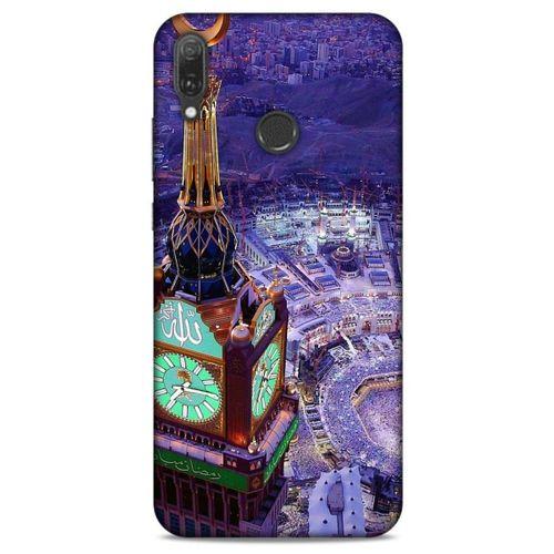 Huawei Y9 2019 Kılıf Dünya Mimarisi (12) Koruyucu Silikon Mekke Kabe