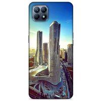 Huawei P40 Lite Kılıf Dünya Mimarisi (50) Shockproof Kılıf Pin On Towers