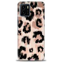 Vivo Y32 Kılıf HD Baskılı Kılıf - Leopar + Tam Ekran Koruyucu