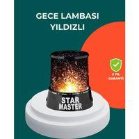 Galaxy Efektli Led Yıldız Projektör Renk Değiştirmeli Oda Aydınlatması