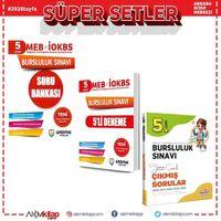 Ardışık 5.Sınıf Bursluluk Soru Deneme ve Editör Çıkmış Sorular Seti 3 Kitap