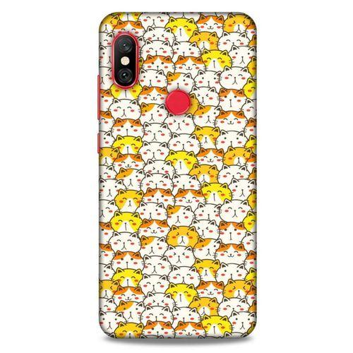 Lopard Xiaomi Redmi Note 6 Pro Uyumlu Kılıf Kediler (28) Arka Kapak Tombul Kedi