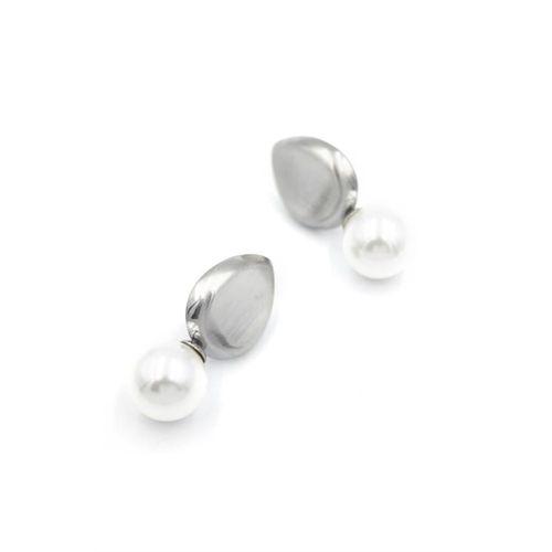 İnci Damla Küpe - Gümüş