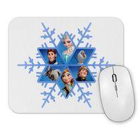 Elsa Anna Snowflake Frozen Snowflake Mouse Pad