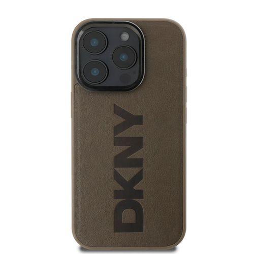 Apple iPhone 16 Pro Max Kılıf DKNY Orjinal Lisanslı M-safe Şarj Özellikli PU Deri Plain Kapak