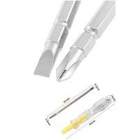 Kontrol Kalemi Çift Başlıklı Şeffaf Elektrik Testi Değişken Uçlu