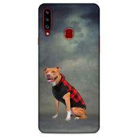 Samsung Galaxy A20s Kılıf Köpek Kıyafetleri (31) TPU Kılıf Pitbull Yelek