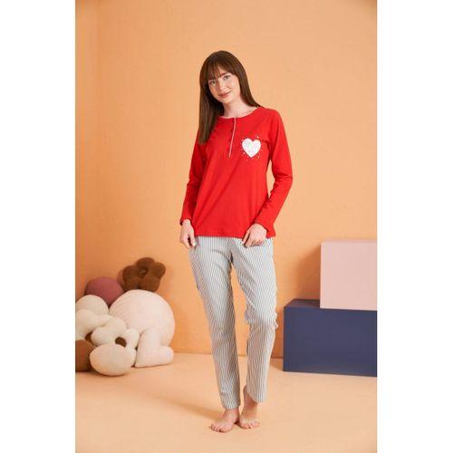 Pjs 28062 Kadın Patlı Pijama Takım
