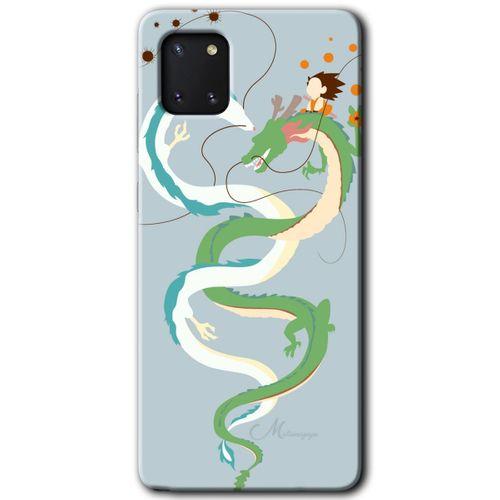 Potkal Hediye Fabrikası Samsung Galaxy Note 10 Lite HD Baskılı Kılıf + 9D Tam Ekran Koruyucu - Snake Friendship