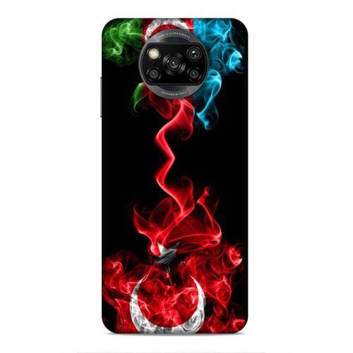 Xiaomi Redmi Poco X3 Uyumlu Kılıf Azarbaijan (12) Koruyucu Silikon Azerbaycan Türk Bayrakları