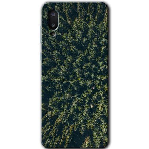 Samsung Galaxy A02 Kılıf Baskılı Kapak - Çam Ağacı Ormanı +Tam Kaplayan Mat Seramik