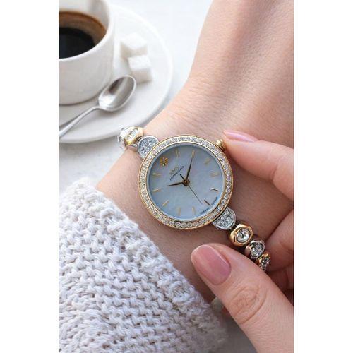 RMS Romanson Su Yolu Özel Taşlı Kordon 2 Yıl Garantili 5 Atm Kadın Kol Saati+Bileklik  A.2131.40