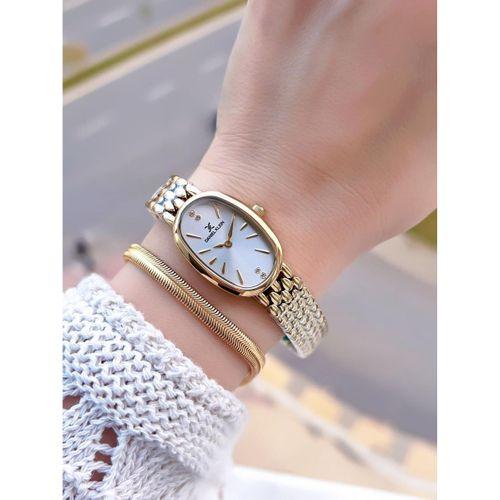 Daniel Klein Oval Kasa Vintage Özel Seri 2 Yıl Garantili 3 Atm Kadın Kol Saati+Bileklik BD.14130.3