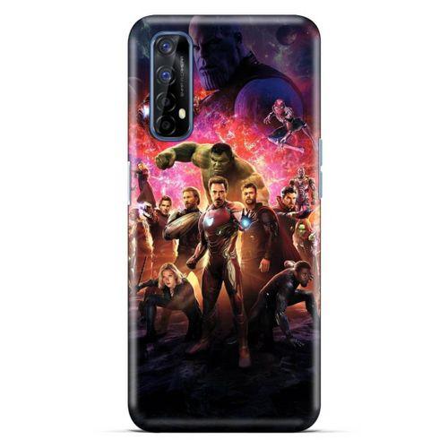 Lopard Realme 7 Uyumlu Kılıf IMDB Film (29) Arka Koruma Kılıfı Yenilmezler