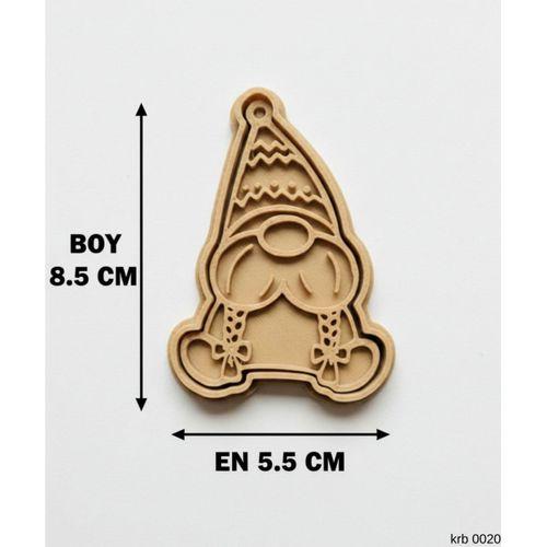 Sevimli Noel Cucesi Sekillendirici Kalip Kurabiye Hamur Kesici Oyun ve Seker Hamuru Seti