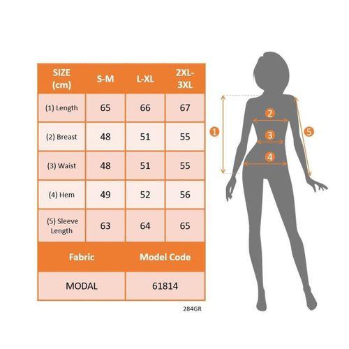 Kadın Tek Omuzdan Açık Uzun Kollu Modal Bluz