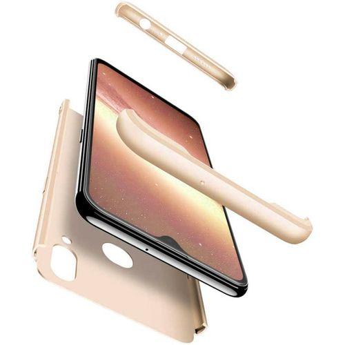 Samsung Galaxy A10S Uyumlu Kılıf Koruyucu Sert Double Dip Protective Siyah-Mavi