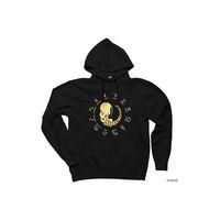 Başak Burcu Modern Siyah Kapşonlu Sweatshirt Hoodie