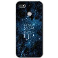 Potkal Hediye Fabrikası General Mobile GM 8 Go HD Baskılı Kılıf + 9D Tam Ekran Koruyucu - Stars Wallpaper