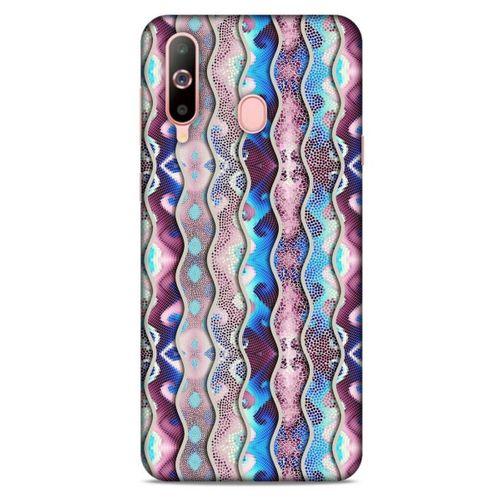 Samsung Galaxy A60 Kılıf Baskılı Özel Seri Taşlı (31) TPU Kılıf
