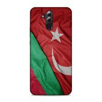 Huawei Mate 20 Lite Uyumlu Kılıf Azarbaijan (10) Full Koruma Kılıfı Türk & Azerbaycan Bayrak