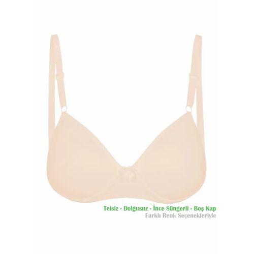 Alışveriş Meydanı Ten Genç Kız Çocuk Alıştırma Balensiz Boş Kap İlk Sütyen