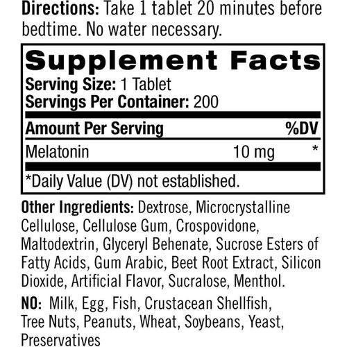Natrol Melatonin  10 mg 200 Tablet