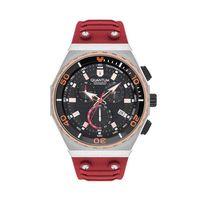 Quantum HNG1012.358 Quartz Kronograf Silikon Kırmızı 49 mm Erkek Kol Saati