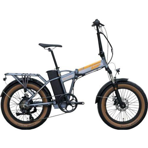 Loop Discovery 20 Jant Elektrikli Dağ Bisikleti Mat Füme-Turuncu/Gri