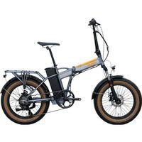 Loop Discovery 20 Jant Elektrikli Dağ Bisikleti Mat Füme-Turuncu/Gri