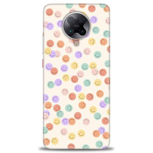 Xiaomi Redmi K30 Pro Kılıf HD Baskılı Kılıf - Gülen Yüzler + Tam Ekran Koruyucu