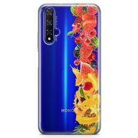 Honor View 20 Kılıf Ananas Nar Meyve Arka Kapak Koruma Desenli Full Koruyucu
