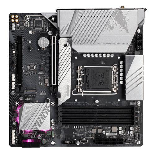 GIGABYTE B760M AORUS ELITE AX 5333MHz(OC) DDR5 M.2 mATX 1700p