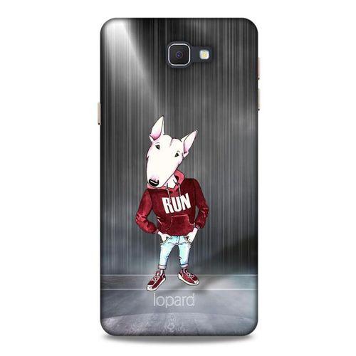 Samsung Galaxy J7 Prime Kılıf FunnyMaX (41) Tank Kılıf Gri Bull Teriyer