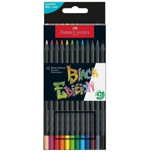 Faber Castell Black Edition Kuru Boya 12Li