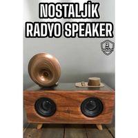 Bluetooth Hoparlör Ahşap Klasik Retro Gramofon Bluetooth Müzik Kutusu