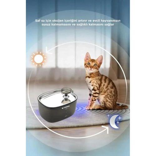 Otomatik Filtreli Kedi Köpek Su Pınarı Su Çeşmesi Ultra Sessiz Su Şelalesi 2.5lt