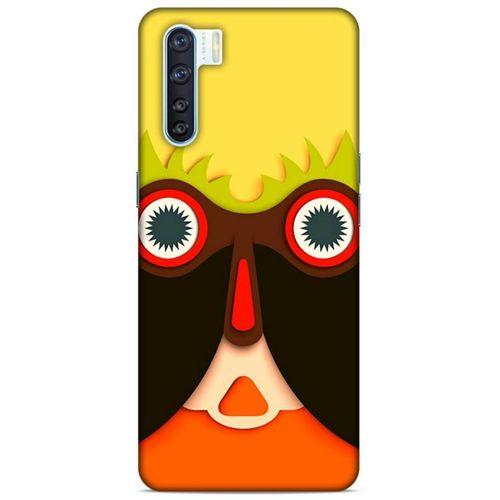 Lopard Oppo A91 Uyumlu Kılıf Soyut Sanat (4) Desenli Koruma Kılıfı