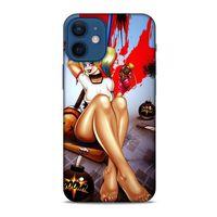 Apple iPhone 12 Mini Uyumlu Kılıf Harley Quinn (37) Silicone Cover Lavanta gül