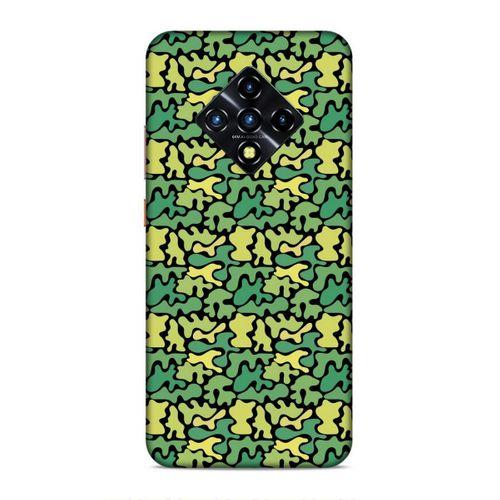 Lopard İnfinix Zero 8 Uyumlu Kılıf Kamuflaj (94) Tough Armor Kılıf