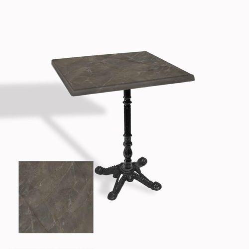 Dockers Çipa 1004 Döküm Ayak Kare Masa 60X60 cm - (Werzalit, Wermodin ve Allzalit Tabla) - Halong