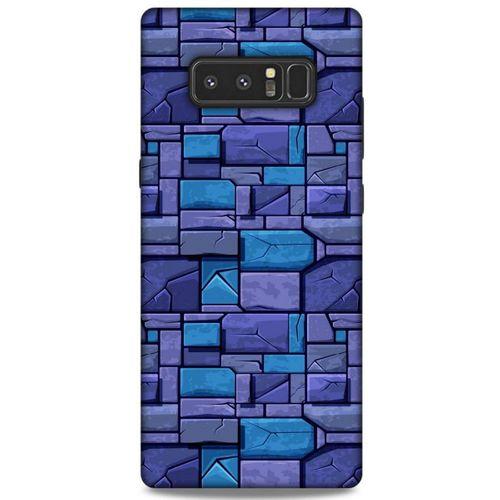 Samsung Galaxy Note 8 Kılıf Baskılı Özel Seri Taşlı (11) Tam Koruma
